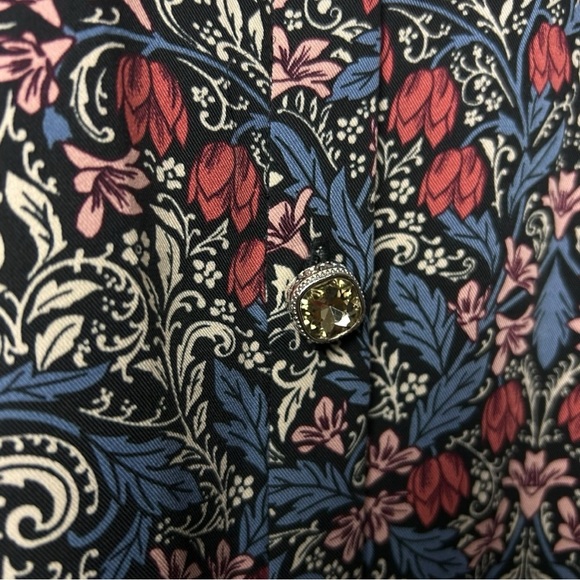 Zara Floral Long Sleeve Dress XS - Picture 7 of 10